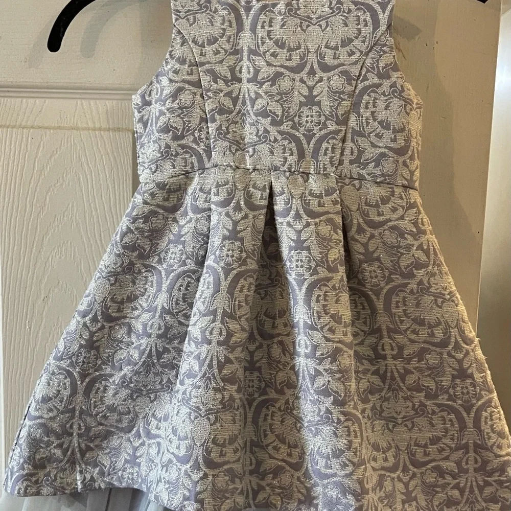 Genuine Kids OshKosh fancy high low dress girls purple gold sparkle